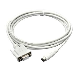 1pc PC-DVP DVPCAB215 for Programming Cable Download Line Serial RS232 Port Cable(10m,White) in Kuwait