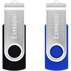 USB Flash Drive 16GB Folding Thumb Drives USB 2.0 Stick 2PCS in Kuwait