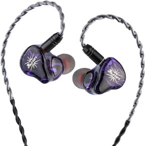 Kiwi Ears Quartet in Ear Monitor, 2DD+2BA Hybrid IEM Earphone, HiFi Wired Earbuds, Studio Monitor in Ears with Hand-Crafted Resin Shell, Detachable IEM Cable for Audiophile Musician Gamer in Kuwait