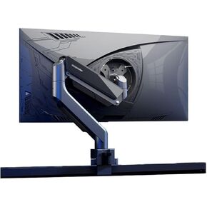Monitor Arm Single Monitor Mount 17" to 45", Gas Spring Aluminum Monitor Arm, Adjustable Stand, VESA 75/100mm with Clamp and Eye Base, Holds Up to 35 lbs, Grey in Kuwait