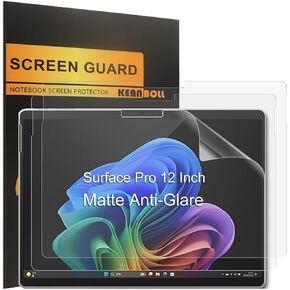 KEANBOLL 3-Pack واقي شاشة غير لامع مضاد للوهج لجهاز Microsoft Surface Pro 12 بوصة 2025 Copilot+ كمبيوتر محمول/كمبيوتر لوحي بشاشة تعمل باللمس، متوافق مع قلم Surface in Kuwait