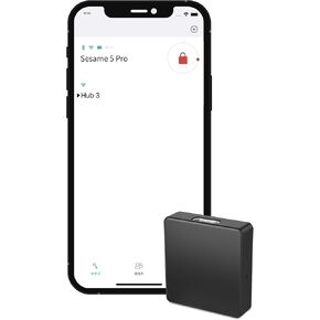 CANDY HOUSE، Hub3 WiFi لقفل Sesame Smart Lock 5/5Pro/5US، قفل/فتح عن بعد، متوافق مع Alexa، Google Assistant، Siri، Apple Watch، المنزل الذكي، متوافق مع WiFi Matter (أسود) in Kuwait