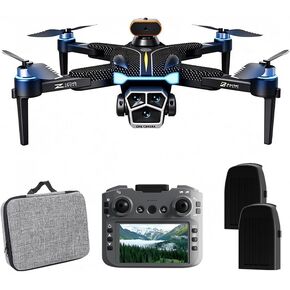 GPS Foldable Quadcopter Drone with 8K Camera, 4.5-inch Screen Control, Brushless Motors, Obstacle Avoidance, Optical Flow Hover, FPV Auto Return & Follow Mode, 25-Minute Flight Time. Perfect for outdoor explorers and an ideal gift for birthdays and festiv in Kuwait