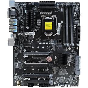 Computer Motherboards Fit for ASUS WS C246 PRO ATX Motherboard Intel C246 LGA 1151 Support CPU I3/i5/i7/i9 8700K 9900KS 9700 DDR4 M.2 HDMI Desktop PC in Saudi Arabia