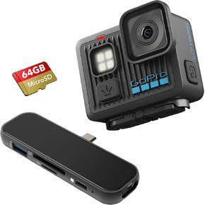مجموعة GoPro LIT Hero ذات قبضة اليد العائمة - خفيفة الوزن، 4K، كاميرا عمل مقاومة للماء مع شاشة تعمل باللمس in Kuwait