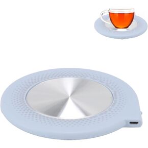 Coffee Mug Warmer,USB Cup Warmer for Desk 55°c Constant Temperature Electric Cup Wamer Milk Cup Heater Pad for Home Kitchen Office,Auto Shut Off for Tea Milk Hot Drinks Blue in Saudi Arabia