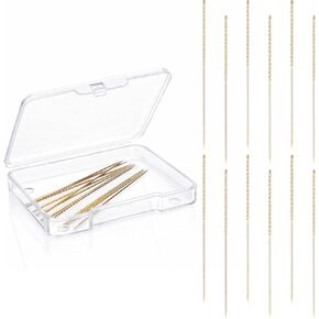 12 Pieces Snag Repair Needle Repair Sewing Tool Repair Woven and Knits Tool Snag Repair Tool Leather Craft Sewing Stitching Needle for Knitted Woven Cloth Garments Drapes (0.03 x 2.36 Inches) in Kuwait