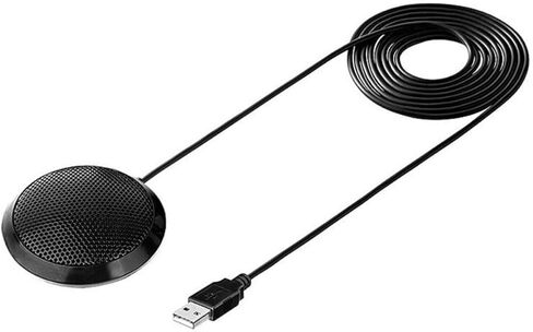 ميكروفون مكثف USB للكمبيوتر المحمول وسطح المكتب، ميكروفون للمكالمات الجماعية مع التقاط متعدد الاتجاهات، توصيل وتشغيل USB للألعاب، والبث المباشر، وتسجيل الفيديو، والاجتماعات عبر الإنترنت in Kuwait