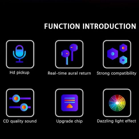 ميكروفون USB للألعاب من GOWENIC، ميكروفون RGB مكثف قلبي مع فلتر بوب لبث أجهزة الكمبيوتر الشخصية in Kuwait
