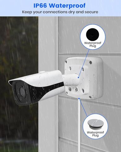 KU-PFA121 صندوق توصيل ألومنيوم لكاميرات المراقبة Dah Bullet، دعامة تثبيت مقاومة للماء IP66 لكاميرات المراقبة in Kuwait