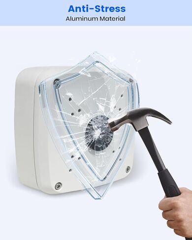KU-PFA121 صندوق توصيل ألومنيوم لكاميرات المراقبة Dah Bullet، دعامة تثبيت مقاومة للماء IP66 لكاميرات المراقبة in Kuwait