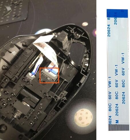 Mouse Flexible Cable Replacement PVC Durability for G604 Mouse in Kuwait