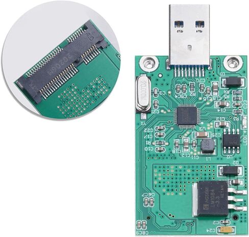 محول MSATA خفيف الوزن محول MSATA إلى USB لإدارة البيانات عبر الأجهزة ASM225 محولات محركات الأقراص الوامضة المحمولة للتحكم الرئيسي in Kuwait