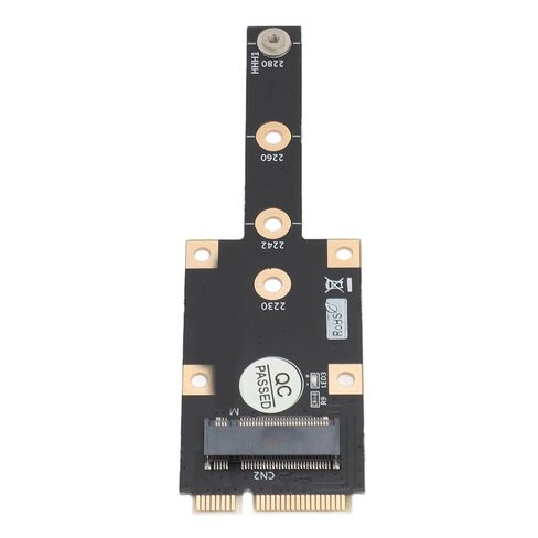 محول SUNGOOYUE M.2 NGFF NVME SSD إلى Mini PCIE، محول مفاتيح M لـ 2230 2242 2260 2280 .2 SSD، مع مسامير ومتضمنة in Kuwait