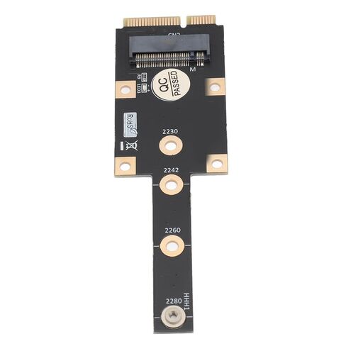 محول SUNGOOYUE M.2 NGFF NVME SSD إلى Mini PCIE، محول مفاتيح M لـ 2230 2242 2260 2280 .2 SSD، مع مسامير ومتضمنة in Kuwait