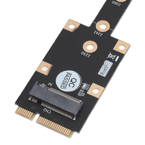 محول SUNGOOYUE M.2 NGFF NVME SSD إلى Mini PCIE، محول مفاتيح M لـ 2230 2242 2260 2280 .2 SSD، مع مسامير ومتضمنة in Kuwait