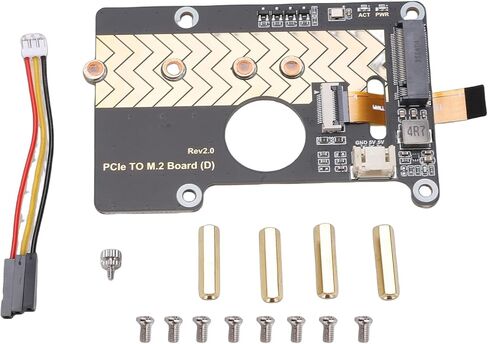 PCIe to M.2 Adapter, 8Gbps Transfer Speed NVMe SSD Boot Support for 5, with LED Indicator and Multiple SSD Compatibility in Kuwait