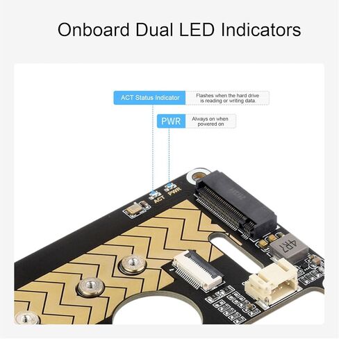 PCIe to M.2 Adapter, 8Gbps Transfer Speed NVMe SSD Boot Support for 5, with LED Indicator and Multiple SSD Compatibility in Kuwait
