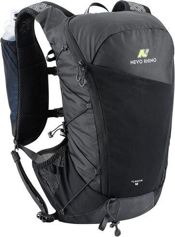 N NEVO RHINO 12L Trail Running Vest for Women Men, Lightweight Hydration Vest with 2 TPU 500ML Soft Flask, Hydration Backpack for Trail Marathon in Kuwait