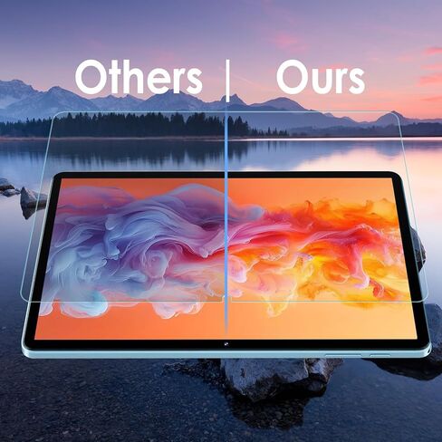 واقي شاشة متوافق مع TUOHAITIME C5/K10 Android 14 Tablet 11"، قطعتان بديلتان من طبقة الزجاج المقسى صلابة 9H، أفلام مضادة لبصمات الأصابع ومضادة للوهج in Kuwait