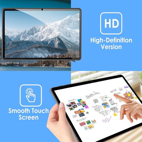 واقي شاشة متوافق مع TUOHAITIME C5/K10 Android 14 Tablet 11"، قطعتان بديلتان من طبقة الزجاج المقسى صلابة 9H، أفلام مضادة لبصمات الأصابع ومضادة للوهج in Kuwait