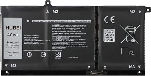 Hubei JK6Y6 C5KG6 CF5RH H5CKD استبدال بطارية الكمبيوتر المحمول لـ Dell Latitude 3410 3510 Vostro 5300 5401 5501 Inspiron 5300 5401 5408 5501 5508 5400 7405 7300 7500 2 في 1 فضي السلسلة (11.25 فولت 40 وات في الساعة) in Kuwait