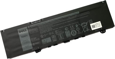 DELL F62G0 Battery 11.4V 38Wh for DELL Inspiron 13 5370 7370 7373 7380 Vostro 13 5370 Series Notebook P/N: F62G0 F62GO RPJC3 0RPJC3 39DY5 039DY5 in Kuwait