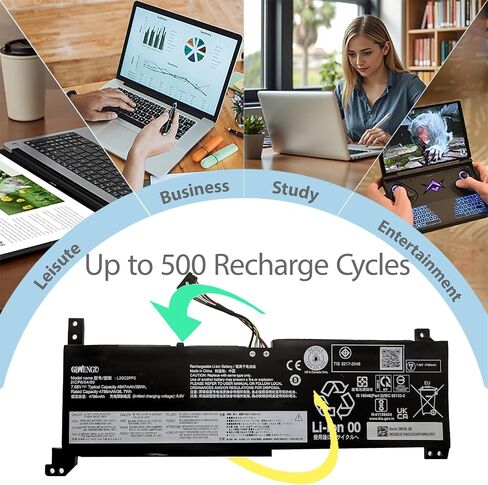 L20C2PF0 L20M2PF0 استبدال البطارية لينوفو IdeaPad 3-14ADA6 3-14ALC6 3-14ITL6 3-15ADA6 3-17ALC6 K14 V14 G2-ALC V15 G2-ITL V17 G3-IAP Series L20B2PF0 L20M2PF8 L20L2PF0 7.68V 38 واط ساعي in Kuwait