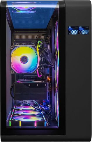 كمبيوتر سطح المكتب Phantom Gaming PC، Intel Core Ultra 7 265K، GeForce RTX 5050، 32GB DDR5، 4TB SSD، Tower Fan Black، Windows 11 Home، إضاءة RGB، WiFi، جاهز للاستخدام in Kuwait