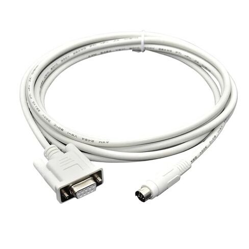 1pc PC-DVP DVPCAB215 for Programming Cable Download Line Serial RS232 Port Cable(10m,White) in Kuwait