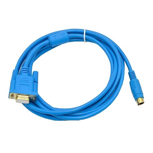 1pc PC-DVP DVPCAB215 for Programming Cable Download Line Serial RS232 Port Cable(10m,White) in Kuwait