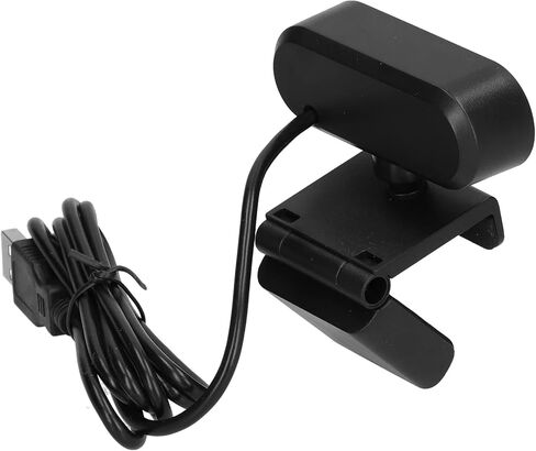 HD 1080p Webcam Camera with Microphone for Meetings Streaming Video Calling Desktop Laptop PC, USB 2.0 1920 x 1080p 30fps Auto Focus Advanced Light Correction Clamp Installation in Kuwait