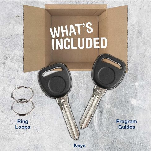 KeylessOption Keyless Entry Remote Control Car Key Fob Replacement for 15913421 with Key (Pack of 2) in Saudi Arabia