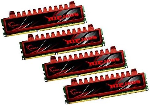 G.SKILL Ripjaws Series 16GB (4 x 4GB) 240-Pin DDR3 1066MHz PC3-8500 Desktop Memory Model F3-8500CL7Q-16GBRL in Kuwait