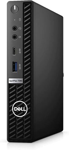 سطح المكتب طراز Optiplex 7080 Micro Tower من Dell | كور i5-10500T - محرك الأقراص الصلبة SSD سعة 256 جيجابايت - ذاكرة الوصول العشوائي 8 جيجابايت | 6 نوى بسرعة 3.8 جيجا هرتز، ويندوز 10 برو أسود in Kuwait