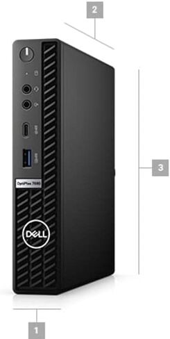 سطح المكتب طراز Optiplex 7080 Micro Tower من Dell | كور i5-10500T - محرك الأقراص الصلبة SSD سعة 256 جيجابايت - ذاكرة الوصول العشوائي 8 جيجابايت | 6 نوى بسرعة 3.8 جيجا هرتز، ويندوز 10 برو أسود in Kuwait