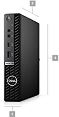 سطح المكتب طراز Optiplex 7080 Micro Tower من Dell | كور i5-10500T - محرك الأقراص الصلبة SSD سعة 256 جيجابايت - ذاكرة الوصول العشوائي 8 جيجابايت | 6 نوى بسرعة 3.8 جيجا هرتز، ويندوز 10 برو أسود in Kuwait