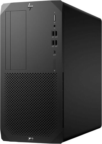 PCSP Business Computer Z2 G5 Tower Workstation، Core I9-10900 (10-Core) 2.80 جيجا هرتز، 2 تيرابايت NVMe M.2 SSD، Intel UHD Graphics (2X Display Ports)، Windows 11 Pro (متجدد) (32 جيجابايت DDR4) in Kuwait