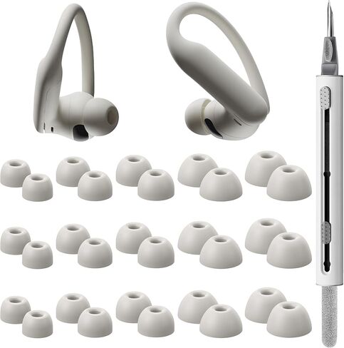 15 Pairs Ear Tips for Powerbeats Pro 2, Replacement EarTips Accessories for Beats Pro 2 Earbuds, 5 Sizes (XS/S/M/L/XL), Fit Charging Case, Black in Saudi Arabia
