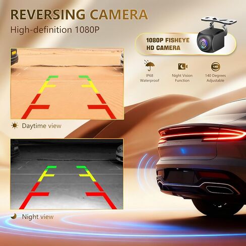 راديو سيارة 5G WiFi(6) لسيارة Chrysler 300C 2004-2011، Android13/Wireless CarPlay/Android Auto/شاشة تعمل باللمس/ملاحة GPS/بلوتوث/FM/كاميرا احتياطية عالية الدقة in Kuwait