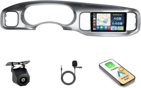 [4+64G]Android 15 Car Stereo for Dodge Charger 2011 2012 2013 2014, Hikity 9'' In-Cell Touchscreen Charger Radio Wireless Carplay Android Auto 5G WiFi/Bluetooth/Mirror Link GPS SWC FM/RDS/EQ BackupCam in Kuwait