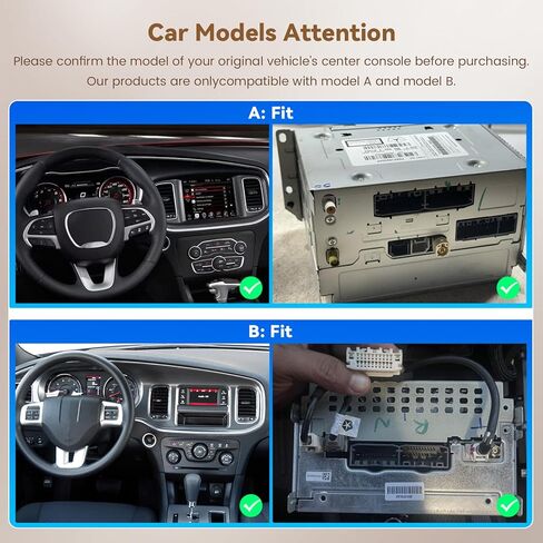 [4+64G]Android 15 Car Stereo for Dodge Charger 2011 2012 2013 2014, Hikity 9'' In-Cell Touchscreen Charger Radio Wireless Carplay Android Auto 5G WiFi/Bluetooth/Mirror Link GPS SWC FM/RDS/EQ BackupCam in Kuwait
