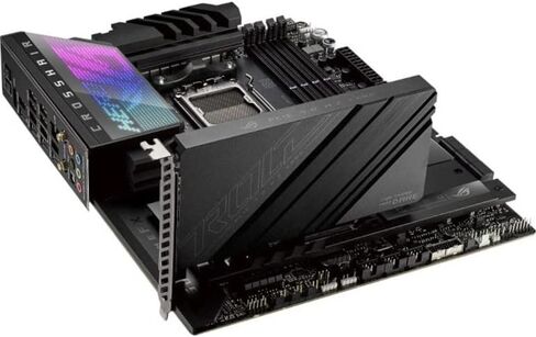 اللوحة الأم ASUS ROG Crosshair X670E Hero (WiFi 6E) مقبس AM5 (LGA 1718) Ryzen 7000 للألعاب (18+2 مرحلة طاقة، PCIe® 5.0، فتحات DDR5،5xM.2، اللوحة الأمامية USB 3.2 Gen 2x2، USB4®، Wi-Fi 6E) (متجدد) in Kuwait