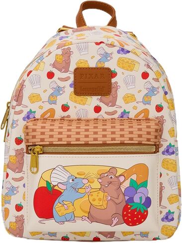 Loungefly Disney Pixar Ratatouille Food Mini Backpack BROWN LIGHT BROWN NONE in Kuwait