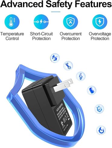 18V Power Supply 18Volt Power Adapter for 100mA 200mA 300mA 400mA 500mA 600mA 800mA 900mA 1000mA -2000mA Electronics with 8 Interchangeable Jacks Compatible with Altec Lansing IMW999, IMW889 Speakers in Kuwait