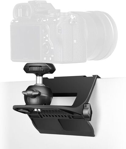 RAUBAY Monitor Top Camera Mount Clamp, Hanging Webcam Stand with 1/4" Screw, for Live Stream, Video Conferencing, YouTube, TikTok, etc. CM-01 in Saudi Arabia