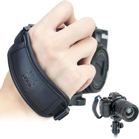JJC Camera Hand Grip Strap for Canon EOS R8 R10 R7 R5 C R6 Mark II R RP 90D 5DM4 Rebel T7 T8i T7i T6i T6 SL3 4000D Sony A6700 Nikon Z30 Coolpix P950 P900 Panasonic Lumix DMC-GX85 G85 GH4 G100 FZ80 in Saudi Arabia
