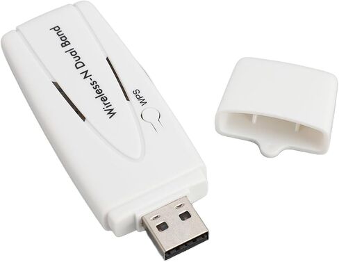محول N لاسلكي ثنائي النطاق من SUNGOOYUE، محول واي فاي USB عالي السرعة 300 ميجابت في الثانية مع مجموعة شرائح Ralink RT3572، لمشغلات أجهزة التلفاز 7 8 10 OS X والمسارح المنزلية in Kuwait