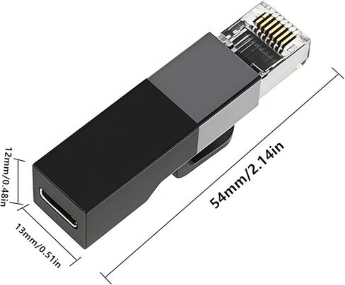محول USB C إلى إيثرنت من النوع إلى كابل ذكر RJ45 يتصل مباشرة بشبكة جيجابت لملحقات الكمبيوتر المحمول إلى إيثرنت جيجابت in Kuwait