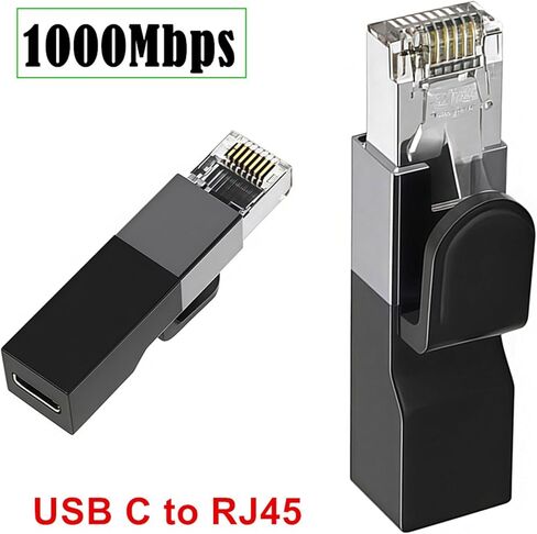 محول USB C إلى إيثرنت من النوع إلى كابل ذكر RJ45 يتصل مباشرة بشبكة جيجابت لملحقات الكمبيوتر المحمول إلى إيثرنت جيجابت in Kuwait
